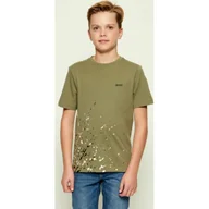 Koszulki dla chłopców - BOSS Kidswear T-shirt Regular Fit - miniaturka - grafika 1