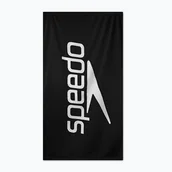 Ręczniki - Ręcznik Speedo Logo Towel black/white - miniaturka - grafika 1