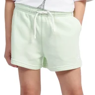 Spodnie i spodenki dla dziewczynek - Spodenki dziecięce New Balance LAKG0006MEW - miętowe - miniaturka - grafika 1