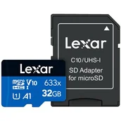 Karty pamięci - Lexar 32GB High-Performance 633x microSDHC UHS-I A1 V10 - miniaturka - grafika 1