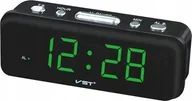 Zegary - Yermos BUDZIK Zegar Cyfrowy 24H Elektroniczny LED Sieciowy 180 - miniaturka - grafika 1