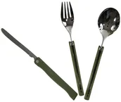 Kuchnia turystyczne i akcesoria - Sztućce Turystyczne Niezbędnik 3-cz. + Pokrowiec - miniaturka - grafika 1