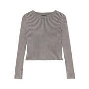 Swetry damskie - Cropp - Szary bawełniany sweter - Szary - miniaturka - grafika 1