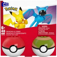 Figurki dla dzieci - Mega Pokemon Pokeball Pikachu i Zubat HXP12 - miniaturka - grafika 1