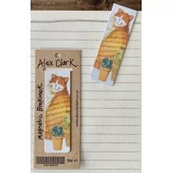 Zakładki do książek - Alex Clark Zakładka do książki BM41 Kot i doniczki - miniaturka - grafika 1