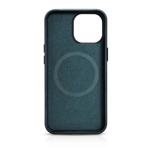 iCarer Oil Wax Premium Leather Case skórzane etui iPhone 14 Pro Max magnetyczne z MagSafe ciemnoniebieski (WMI14220704-BU) - Etui i futerały do telefonów - miniaturka - grafika 5