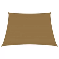 Parasole ogrodowe - vidaXL Żagiel przeciwsłoneczny, 160 g/m, kolor taupe, 4/5x3 m, HDPE vidaXL - miniaturka - grafika 1