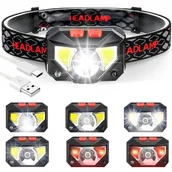 Latarki - Latarka Czołowa Czołówka Na Głowę sterowana Ręką - miniaturka - grafika 1