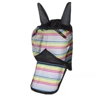 Akcesoria jeździeckie - Moskitiera z uszami i nosem Start wielokolorowa - miniaturka - grafika 1