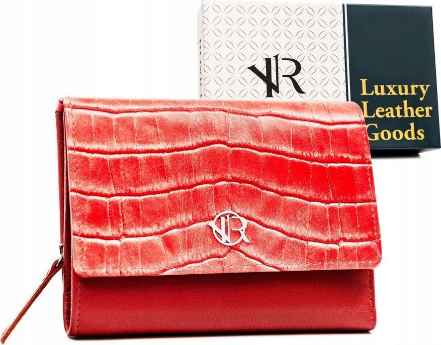 Rovicky Skórzana damska portmonetka elegancka od Rovicky NoSize