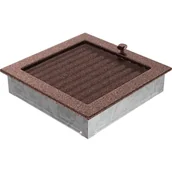 Kratki wentylacyjne - Parkanex kominkowa miedziana żaluzja 22x22 kominek - miniaturka - grafika 1