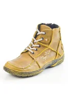 Kozaki damskie - Manitu Damskie kozaki i modne, żółty - ?ó?ty ?ó?ty 6-39 eu - miniaturka - grafika 1