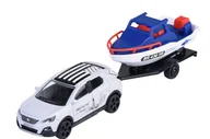 Samochody i pojazdy dla dzieci - MAJORETTE FRENCH TOUCH PEUGEOT 3008 GT + PRZYCZEPA Z ŁODZIĄ 1:64 212055014 - miniaturka - grafika 1