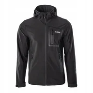 Kurtki męskie - Kurtka męska Hi-Tec softshell z kapturem Nikolas r. L - miniaturka - grafika 1