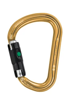 Karabinek wspinaczkowy Petzl William Ball-Lock - gold - Sprzęt wspinaczkowy - miniaturka - grafika 1