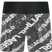 Spodnie i spodenki dla dziewczynek - Karl Lagerfeld Kids Szorty | Regular Fit - miniaturka - grafika 1