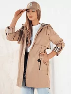 Kurtki damskie - Kurtka damska parka VERDU beżowa Dstreet TY4224-XXL - miniaturka - grafika 1
