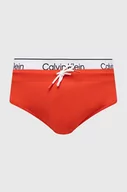 Stroje kąpielowe - Calvin Klein kąpielówki kolor czerwony - miniaturka - grafika 1