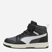 Buty dla chłopców - Trzewiki chłopięce Puma Rebound V6 Mid AC+ PS 39383229 33 (1UK) Czarne (4069156712652). Botki i trzewiki chłopięce - miniaturka - grafika 1