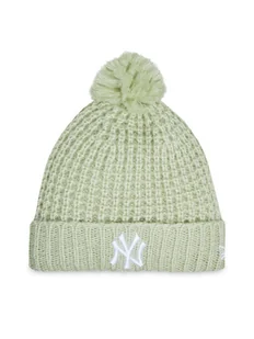New Era Czapka Wmns Cosy Pom 60364285 Zielony - Czapki damskie - miniaturka - grafika 1