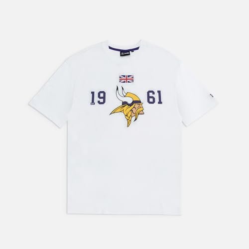 New Era NFL Games Square Arch koszulka oversize Minnesota Vikings biała