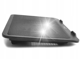 Podkładka chłodząca pod laptopa 15,6 ciche wydajne chłodzenie podświetlenie - Podkładki chłodzące pod laptopa - miniaturka - grafika 1