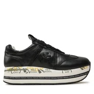 Sneakersy damskie - Sneakersy Premiata Beth 7107 Czarny - miniaturka - grafika 1