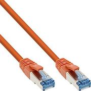 Kable miedziane - InLine 76800O 10m Cat6a S FTP S-STP Orange Network Cable 76800O 76800O - miniaturka - grafika 1