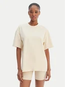 Koszulki i topy damskie - Reebok T-Shirt Reebok x Ewa Chodakowska Anka RK25611CCW Beżowy Relaxed Fit - miniaturka - grafika 1