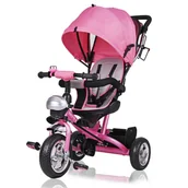 Rowerki trójkołowe - Rowerek Trójkołowy z Pchaczem Daszkiem Nóżkami Koszykiem - miniaturka - grafika 1