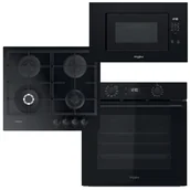 Zestawy AGD - Zestaw AGD do zabudowy Whirlpool Piekarnik OMSK 58CU1B + Płyta gazowa AKTL 629NB1 + Kuchenka mikrofalowa WMF 200 GNB - miniaturka - grafika 1