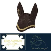 Akcesoria jeździeckie - Eskadron Nauszniki Heritage 2019/20 black mocca - miniaturka - grafika 1