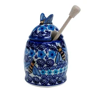 Pojemniki kuchenne - Ceramiczny pojemnik na miód Ceramika Bolesławiec - miniaturka - grafika 1