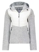 Kurtki damskie - Geographical Norway Kurtka polarowa "Tilove" w kolorze szaro-białym - miniaturka - grafika 1