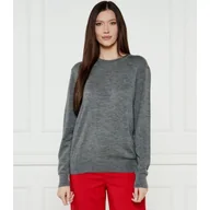Swetry damskie - POLO RALPH LAUREN Wełniany sweter Loose fit - miniaturka - grafika 1