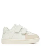 Buty dla chłopców - Calvin Klein Jeans Sneakersy Low Cut Velcro Sneaker V1X9-82075-1269 M Biały - miniaturka - grafika 1