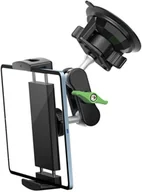 Uchwyty samochodowe do telefonów - Uchwyt na telefon do samochodu Supero 360, czarny - miniaturka - grafika 1