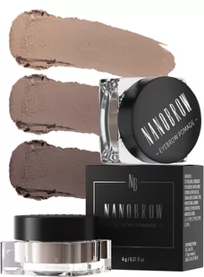 Nanobrow Eyebrow Pomade Dark Brown - Akcesoria i kosmetyki do stylizacji brwi - miniaturka - grafika 3
