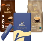 Kawa - Kawa ziarnista Tchibo Zestaw: Barista Caffe Crema 1kg + Barista Espresso 1kg + Puszka - miniaturka - grafika 1