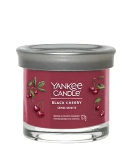 Yankee Candle Black Cherry Signature Tumbler Świeca zapachowa 122 g - Świece - miniaturka - grafika 1