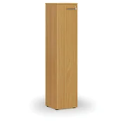 Szafy biurowe - Szafa biurowa wąska PRIMO WOOD, 1781 x 400 x 420 mm, buk - miniaturka - grafika 1