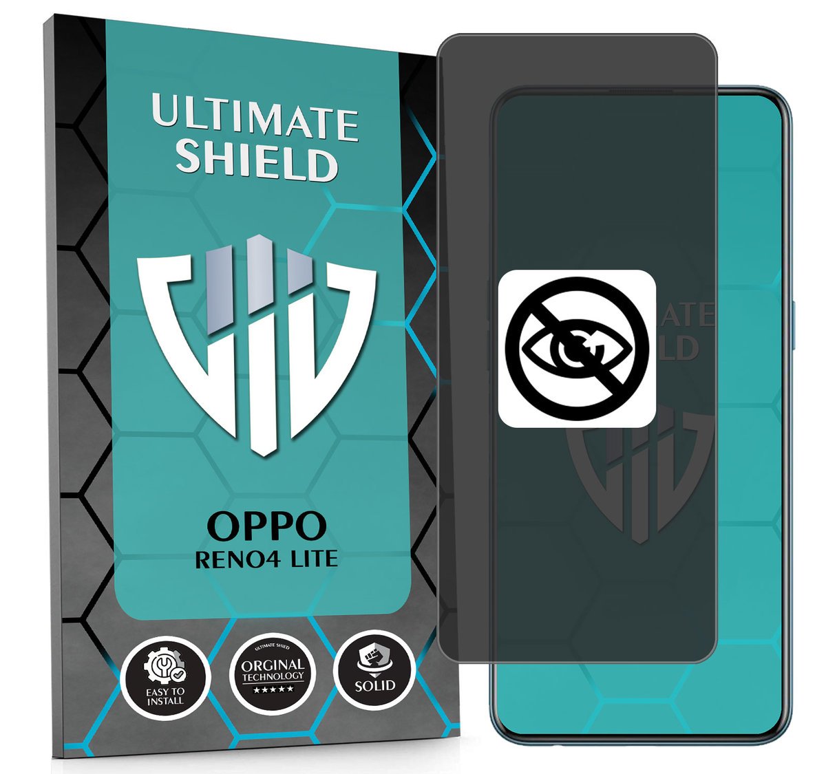NAJLEPSZA FOLIA 5D ANTYSZPIEGOWSKA DO OPPO RENO4 LITE HYDROŻELOWA MATOWA