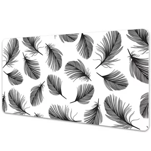 Podkładka na całe biurko Rysowane pióra 90x45 cm - Podkładki na biurko - miniaturka - grafika 1