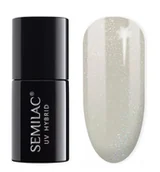 Lakiery hybrydowe - Semilac UV Hybrid 328 Chilled Beige Shimmer - Lakier hybrydowy  7ml - miniaturka - grafika 1
