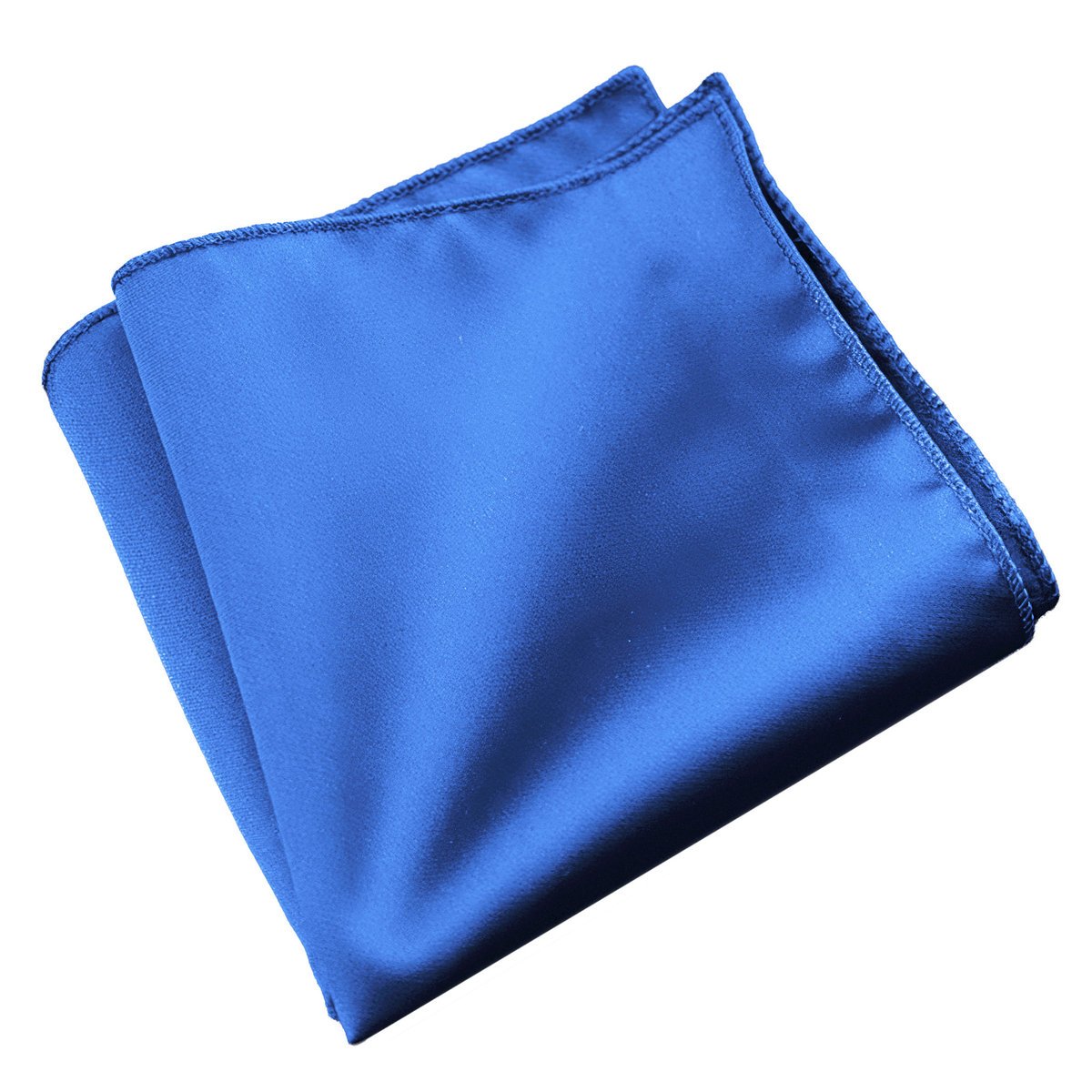 Poszetka męska gładka - chabrowa