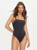 Stroje kąpielowe - adidas Strój kąpielowy Iconisea IX8230 Czarny - miniaturka - grafika 1