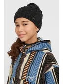 Czapki dla dzieci - O'Neill Czapka beanie "Nora" w kolorze czarnym ze wzorem - miniaturka - grafika 1