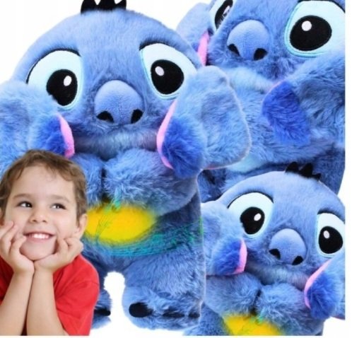 Stitch Przytulanka Maskotka Miś Oddychająca Zabawka Baterie Prezent