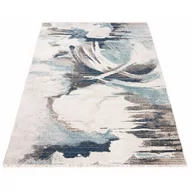 Dywany - Nowoczesny beżowy dywan z frędzlami - Bodi 3X - miniaturka - grafika 1
