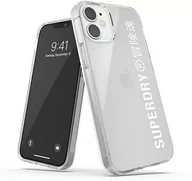 Etui i futerały do telefonów - SuperDry Snap iPhone 12 mini Clear Case biały/white 42593 - miniaturka - grafika 1